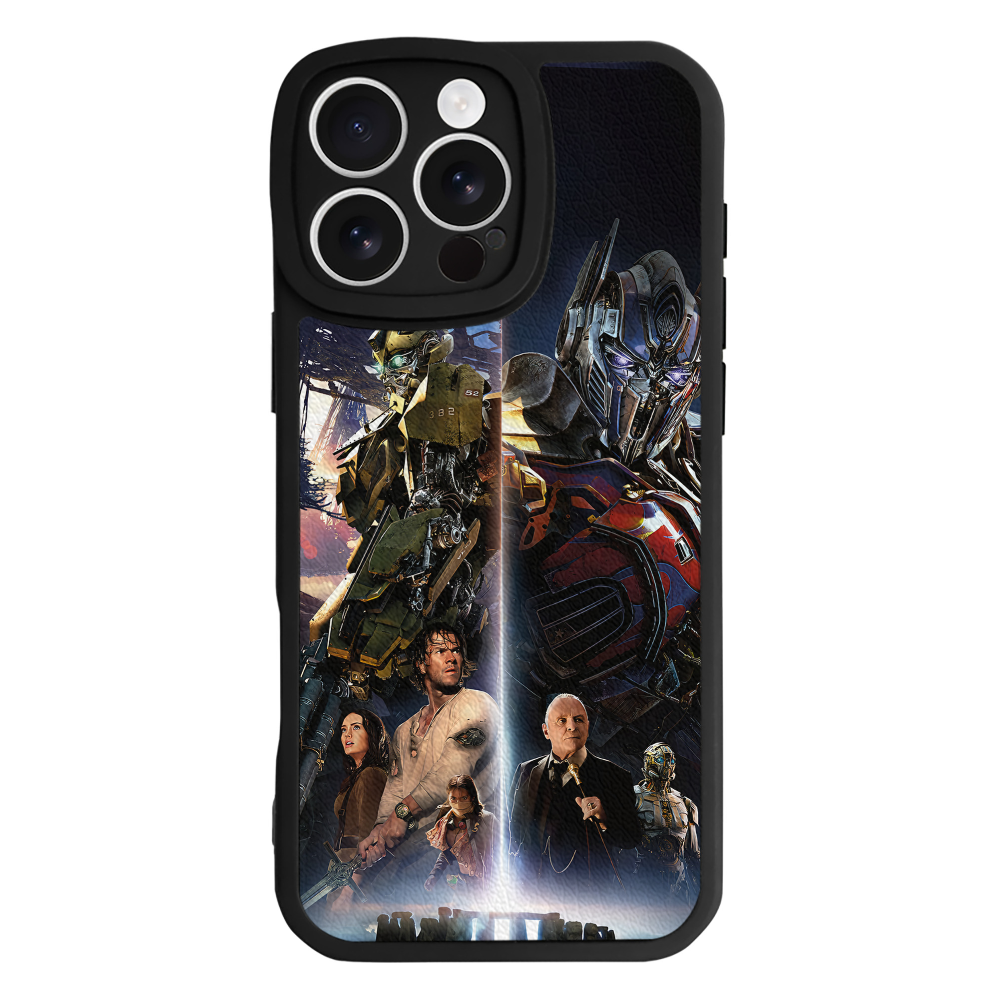 （画像用） Transformers トランスフォーマー 【iPhone 16シリーズ対応】シリコンスマホケース（レザー調） 材質：シリコン